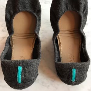 Tieks - Graystone Gray Felt - Size 10